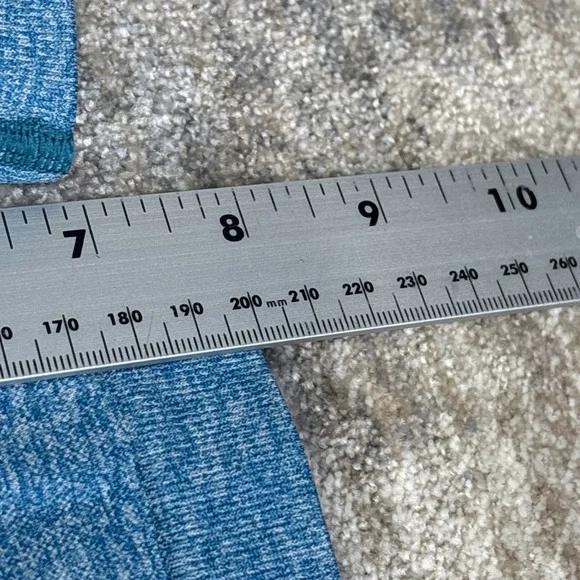 Gymshark Women's Seamless Athletic Shorts Blue No‎ Tag See Measurements - Picture 4 of 6